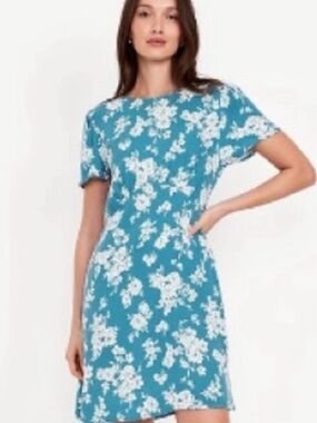 New Old Navy Women’s  Floral Short-Sleeve Dress